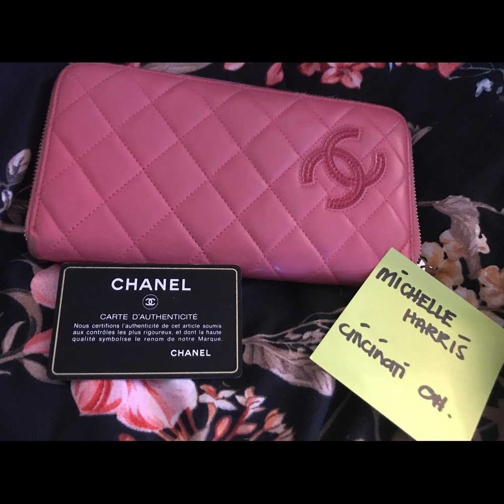 Authentic Chanel long wallet
